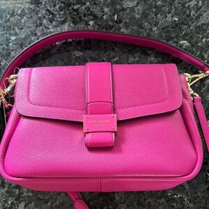 Kate Spade Pink Crossbody Bag with Bow Detail